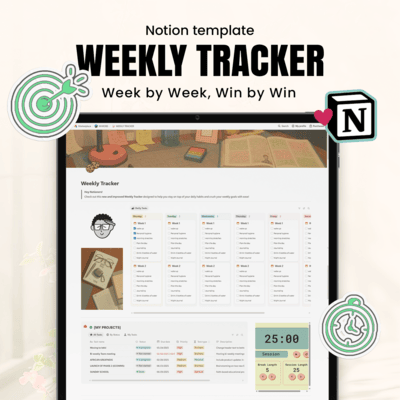 Notion Weekly Tracker Template