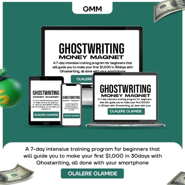 Ghostwriting Money Magnet (GMM COURSE)