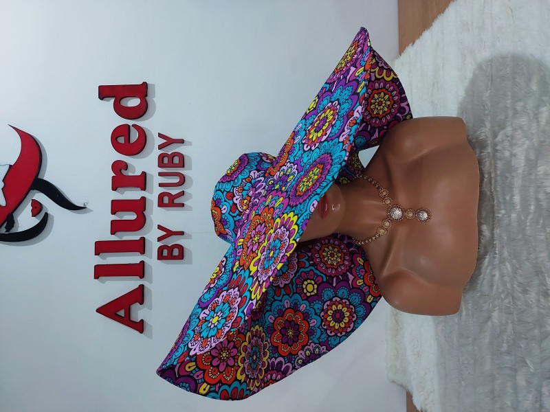 ANKARA WIDE BRIM SUMMER BEACH HAT CLASS