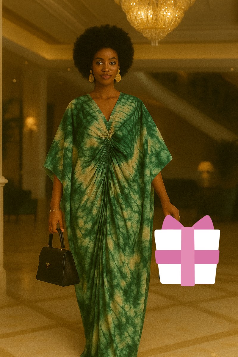 Adire silk buobuo