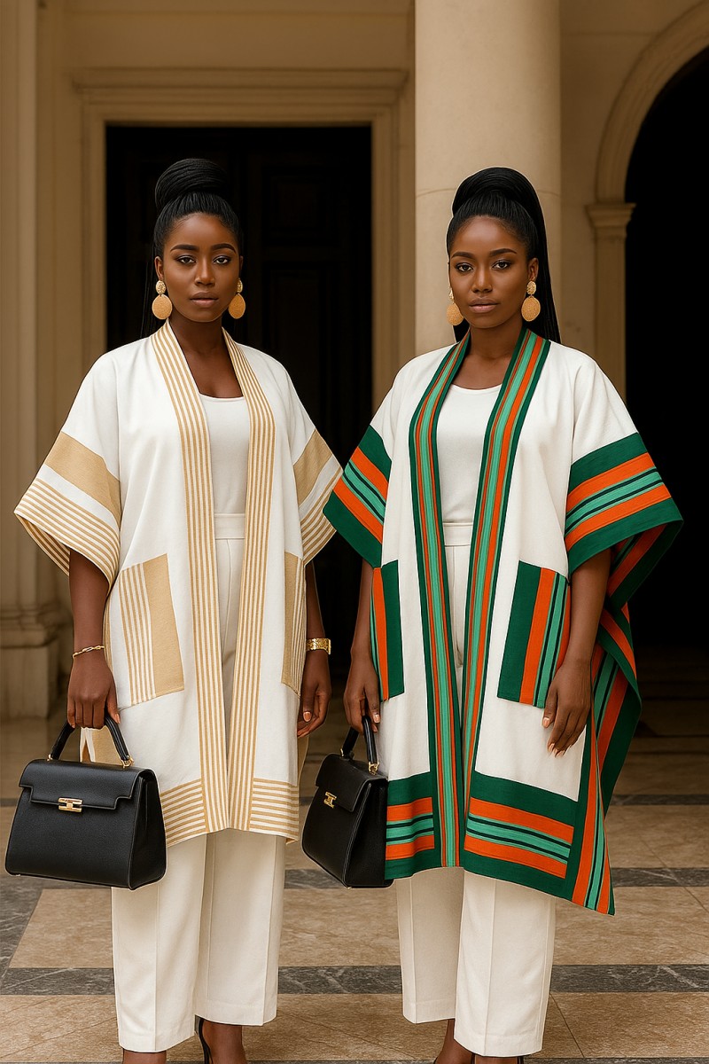 AJ Aso Oke Kimono set