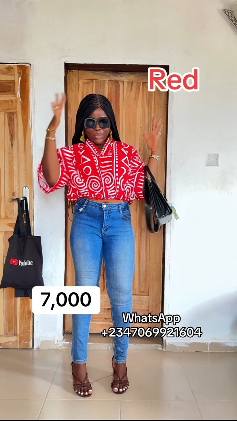 Ankara crop top