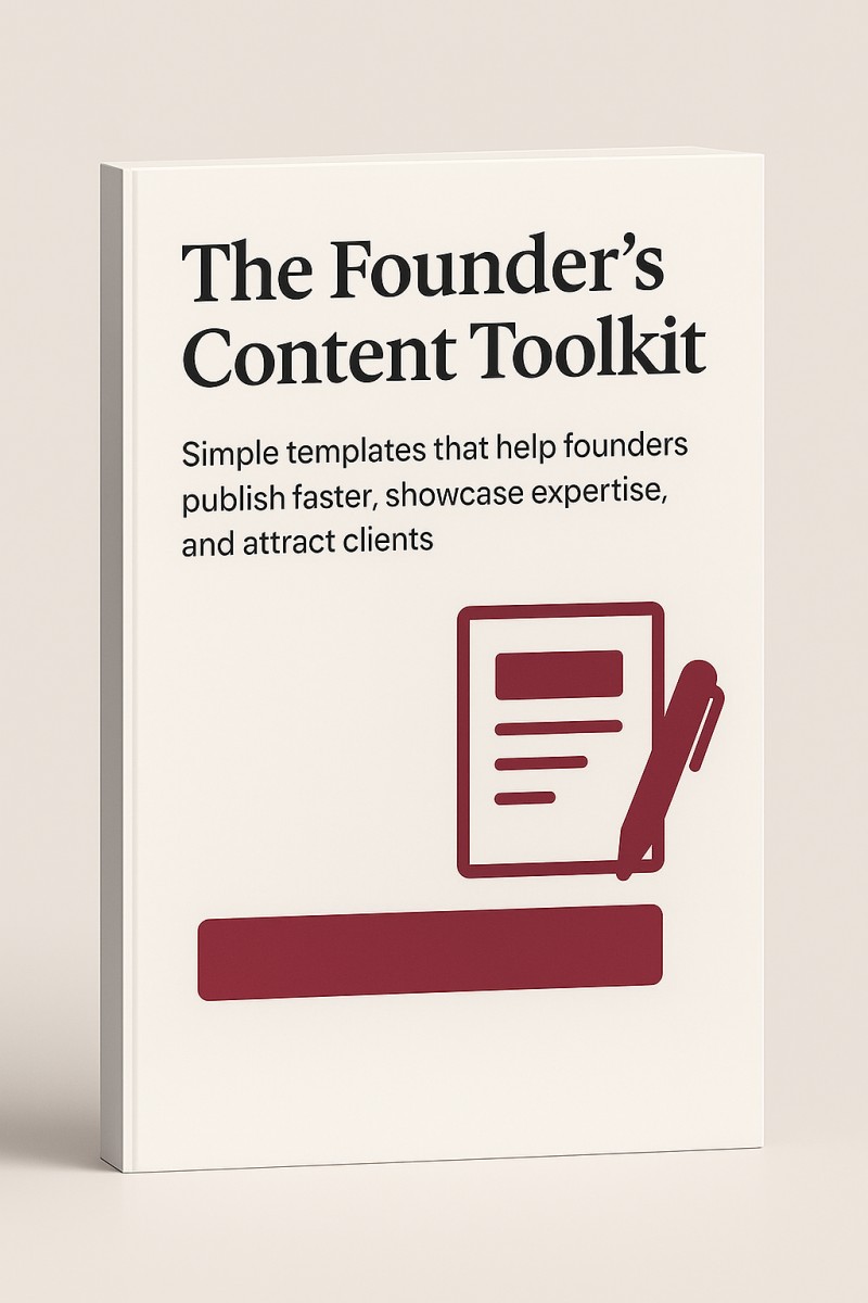 The Founder's Content Toolkit