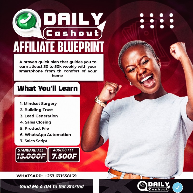 Daily Cashout Affiliate blueprint