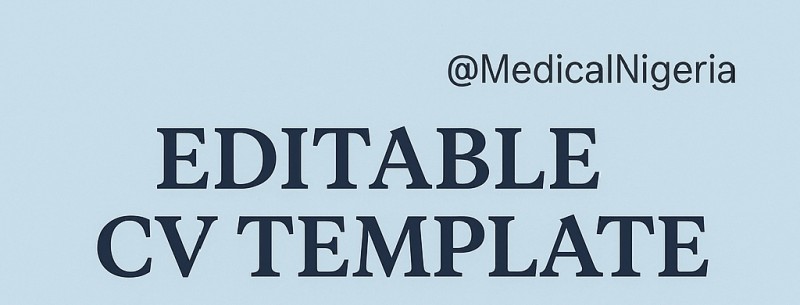 EDITABLE CV TEMPLATE