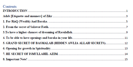 Azkaar-e-Muhammadiyah 7 Secrets Rabi Ul Awwal