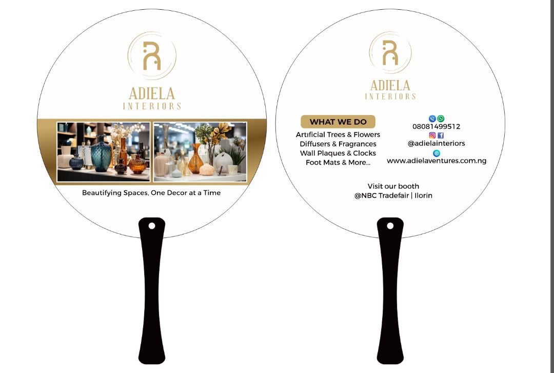 Branded handfans