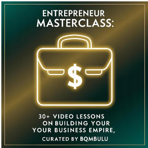 ENTREPRENEUR/FOUNDER MASTERCLASS