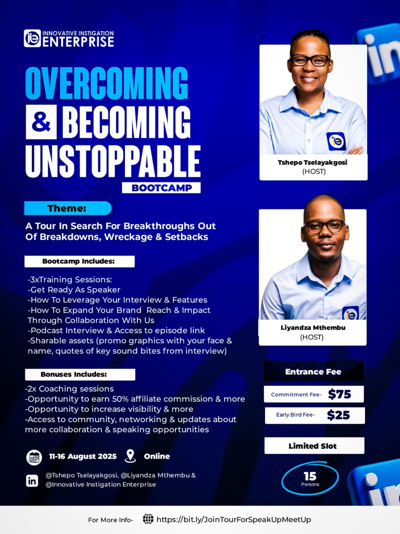 Overcoming & Becoming Unstoppable Bootcamp
