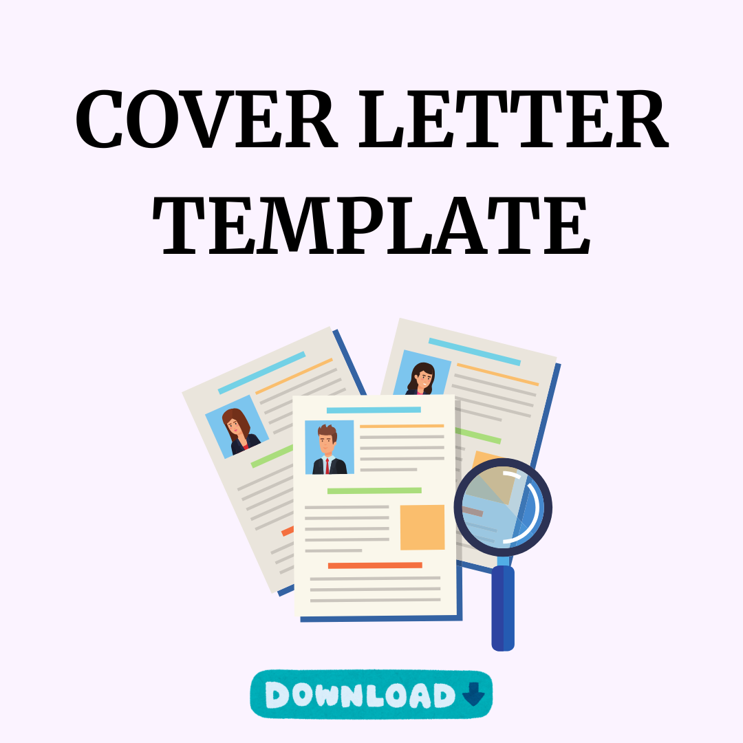 COVER LETTER TEMPLATE
