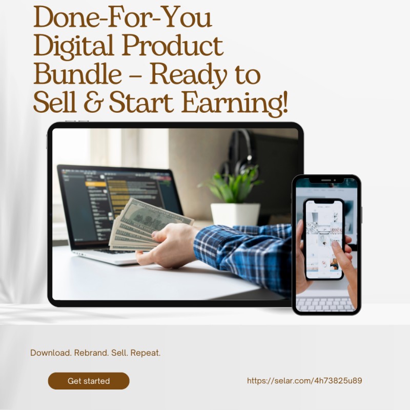 Done-For-You Digital Product Bundle – Ready to Sell & Start Earning!