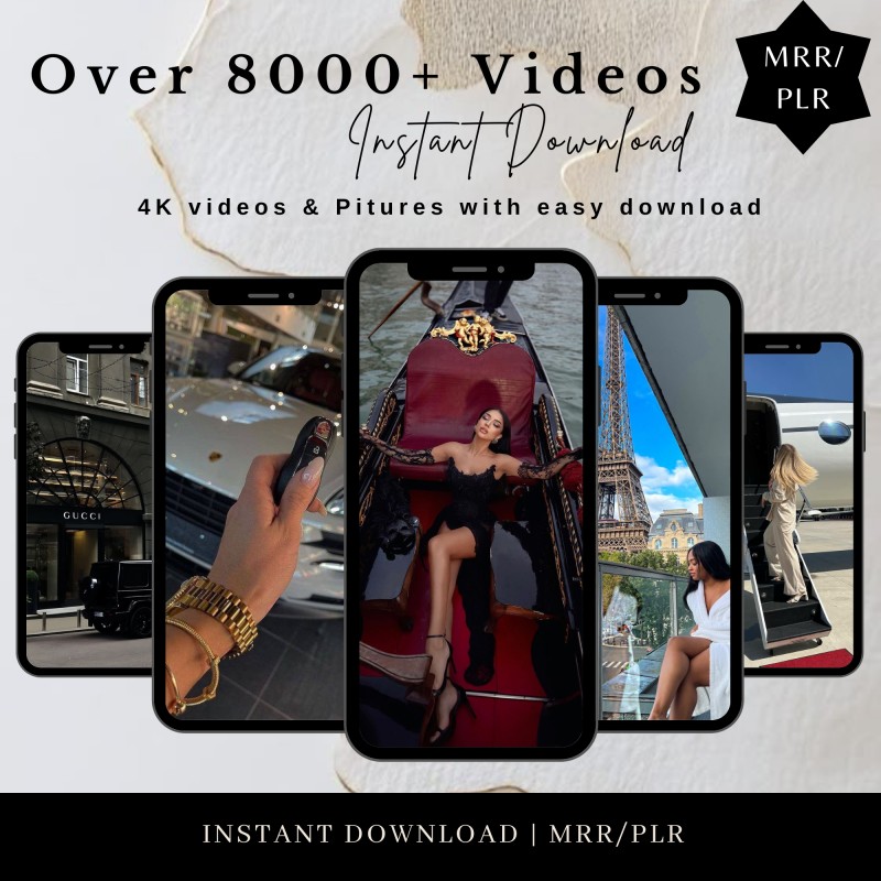8000+ Premium Faceless Videos & 200+ Mock-up Templates + Freebies