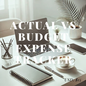 Actual vs Budget Expense Tracker (Excel Template)