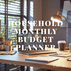 Household Monthly Budget Planner (Excel Template)