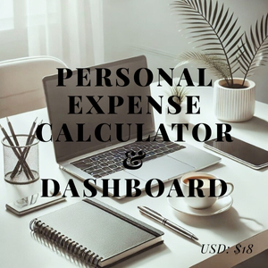 Personal Expense Calculator & Dashboard (Excel Template)