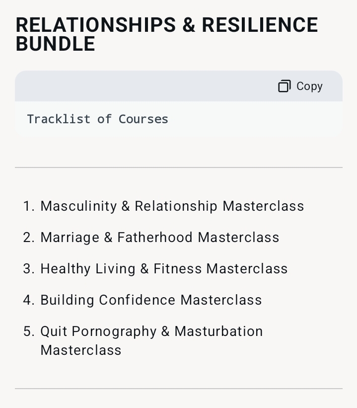 RELATIONSHIP & RESILIENCE BUNDLE