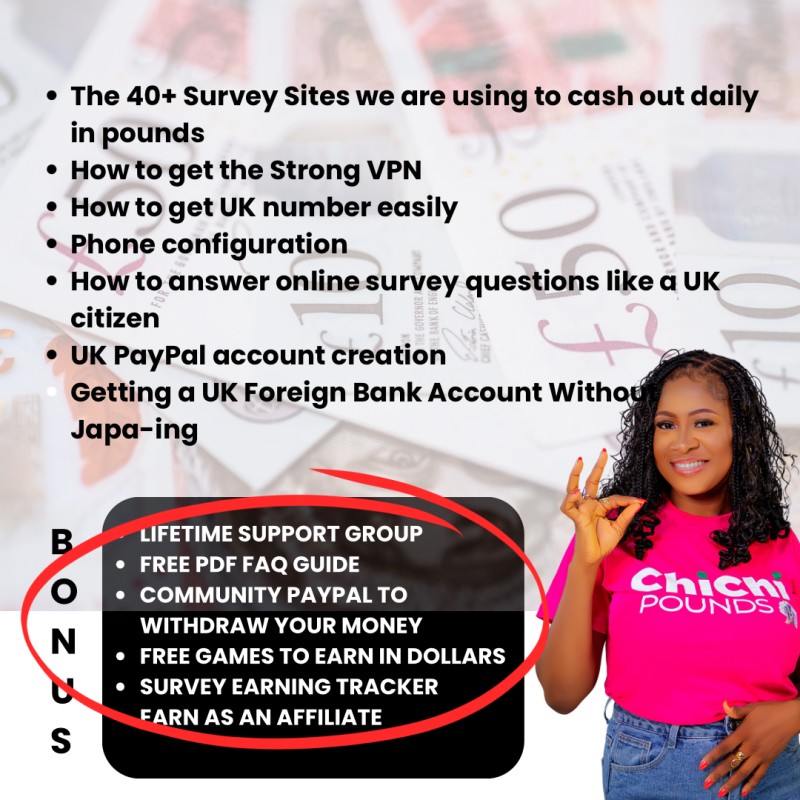 EARN IN POUNDS QUICK WITH ONLINE SURVEYS