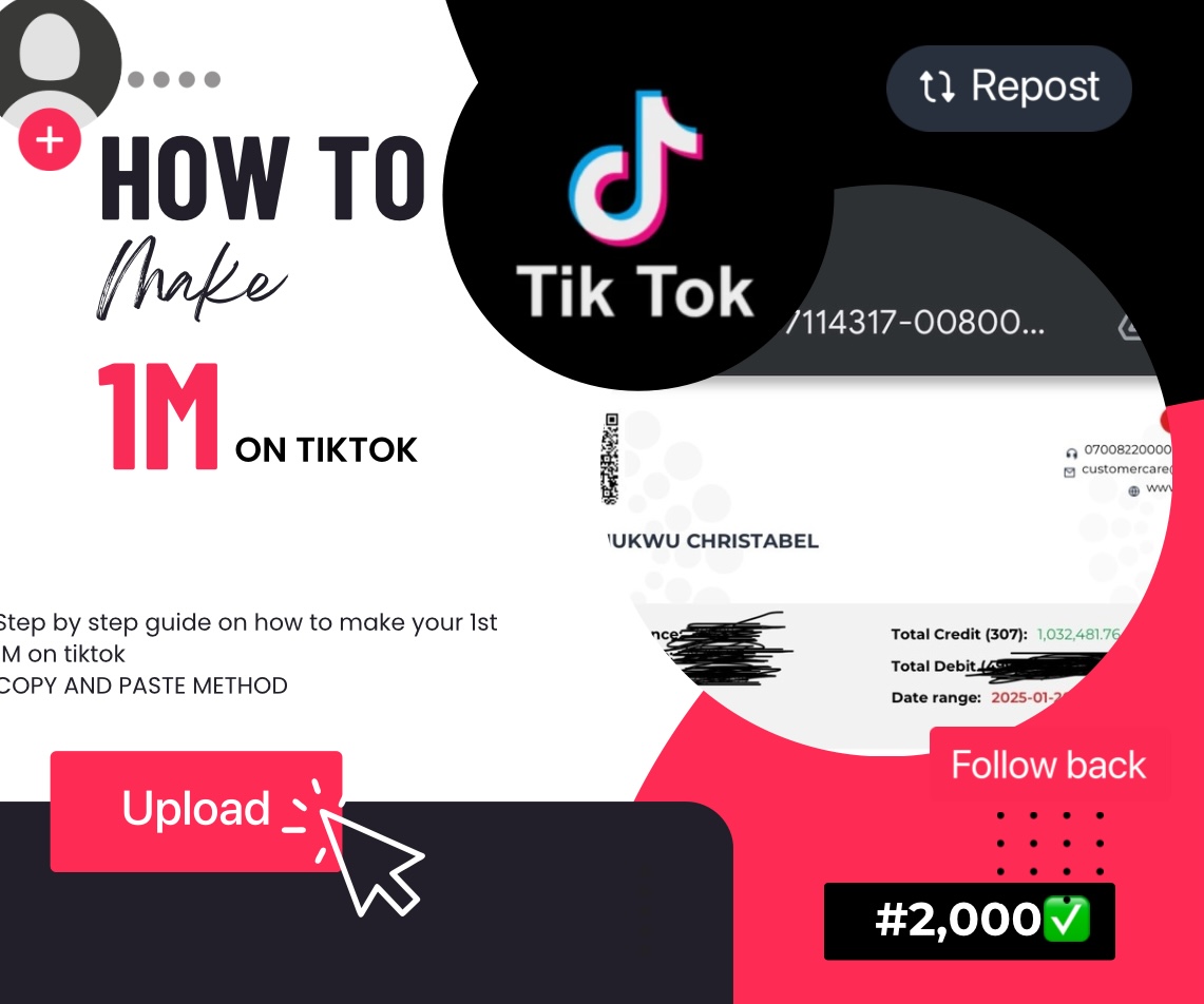 How to make your 1st One million naira on tiktok