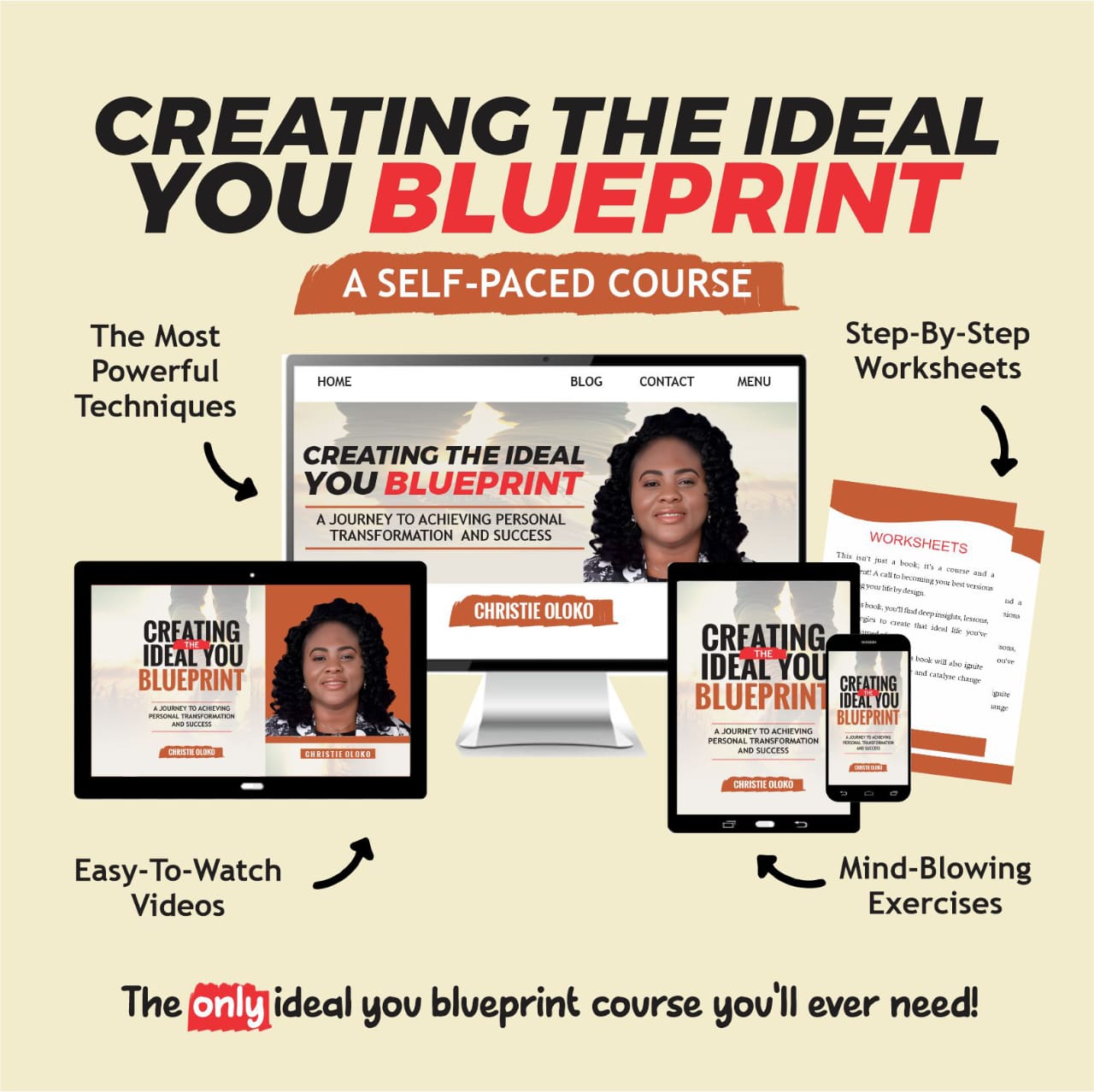 Creating the Ideal You Blueprint; A Self-Paced Course by Christie Oloko
