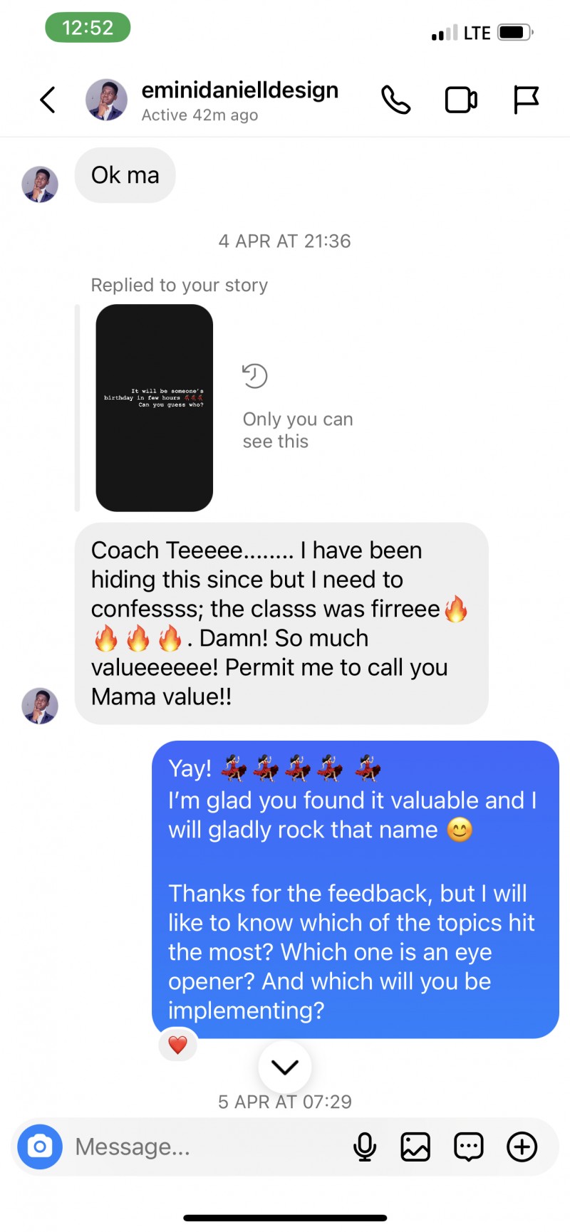 Customer review 1