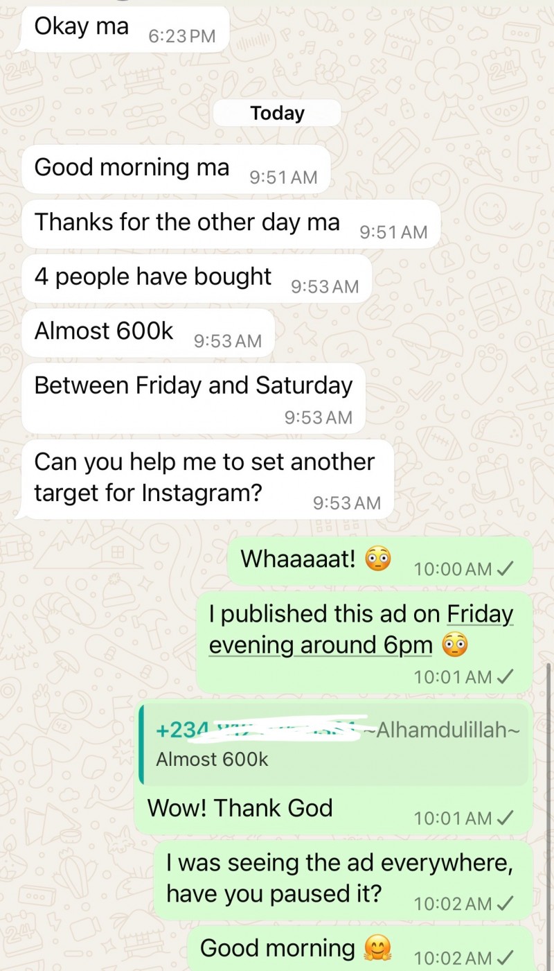 Customer review 1