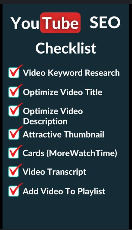 Search Engine Optimization (SEO) for YouTube success