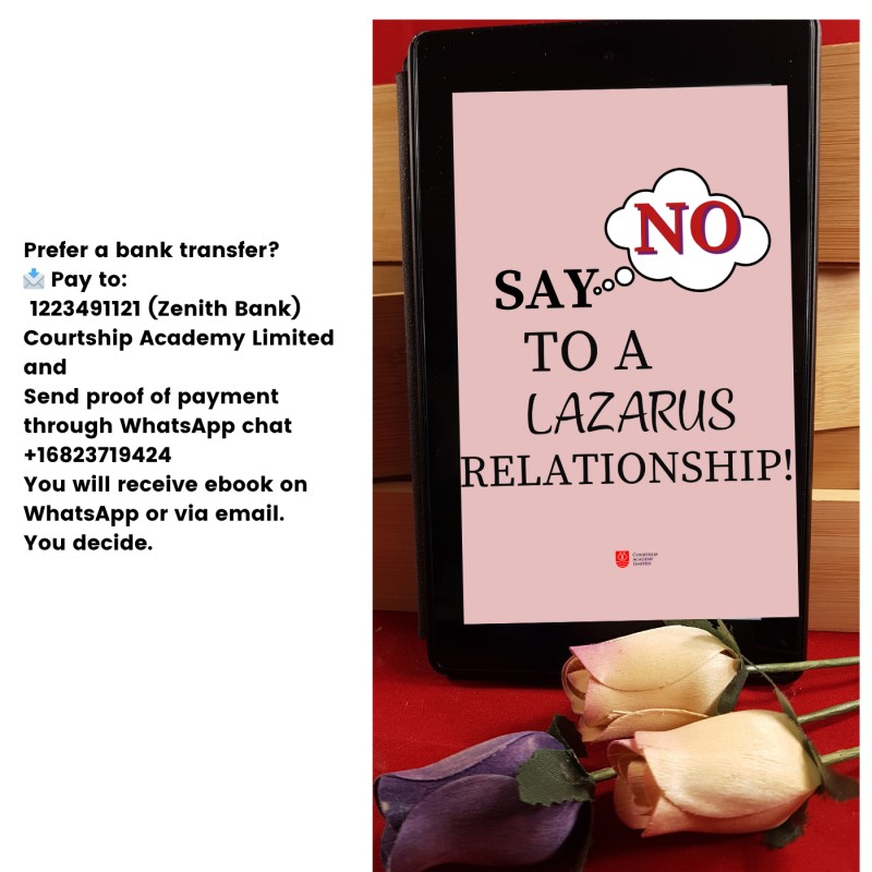 Say NO to a Lazarus Relationship