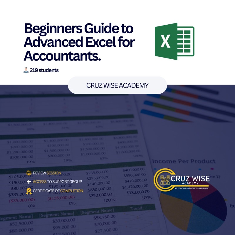 Beginners Guide to Advanced Excel for Accountants