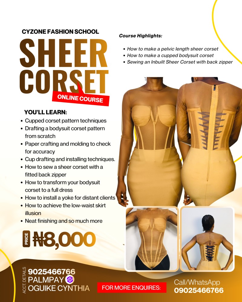 SHEER CORSET Online Class
