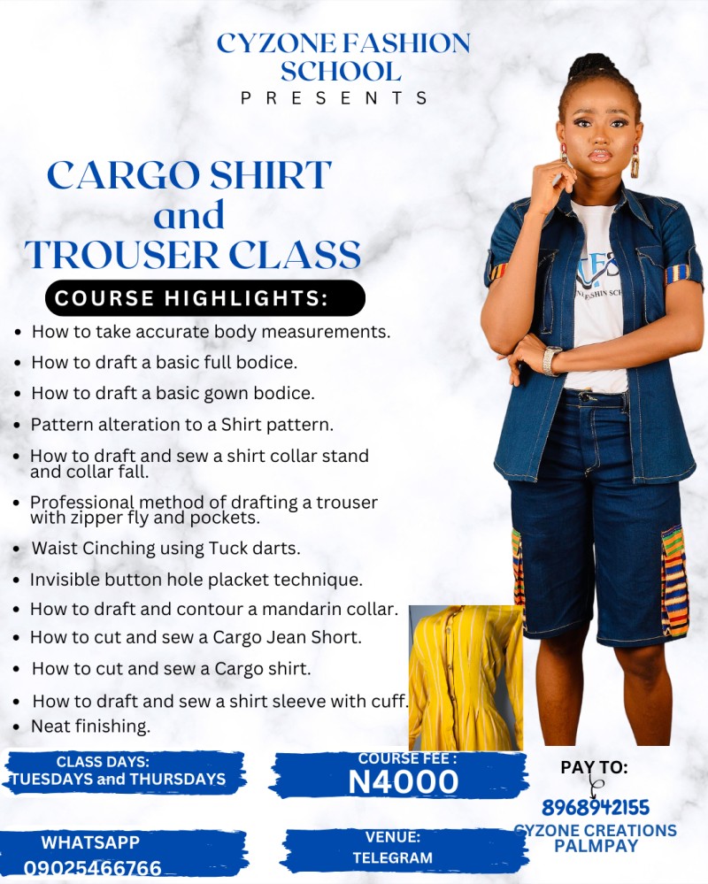 SHIRT and TROUSER COURSE