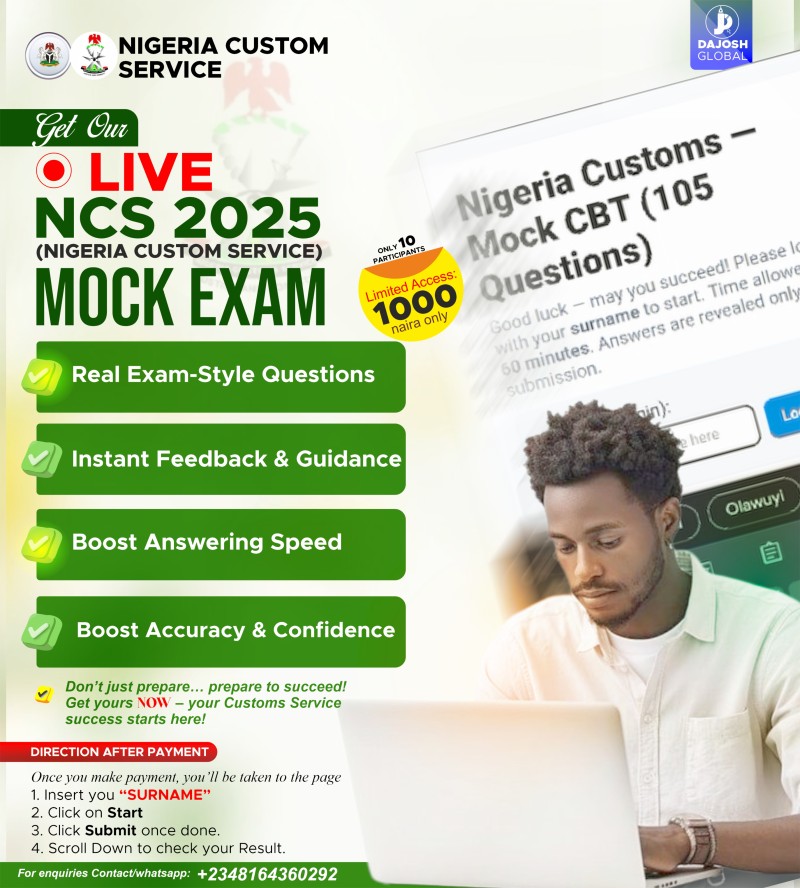 NCS LIVE MOCK EXAM