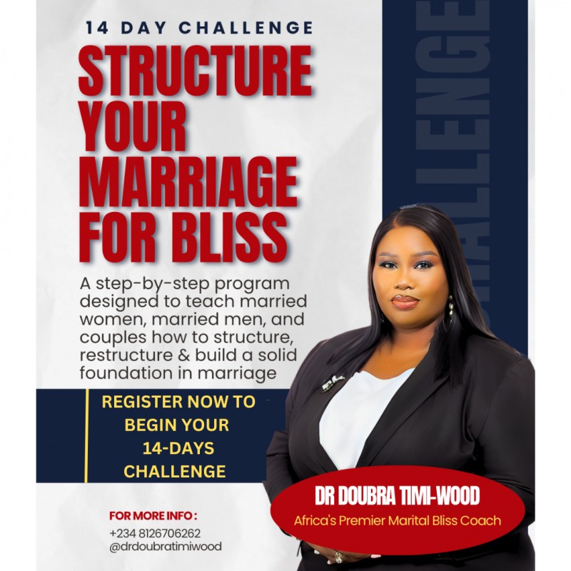 STRUCTURE YOUR MARRIAGE FOR BLISS (14 DAYS CHALLENGE)