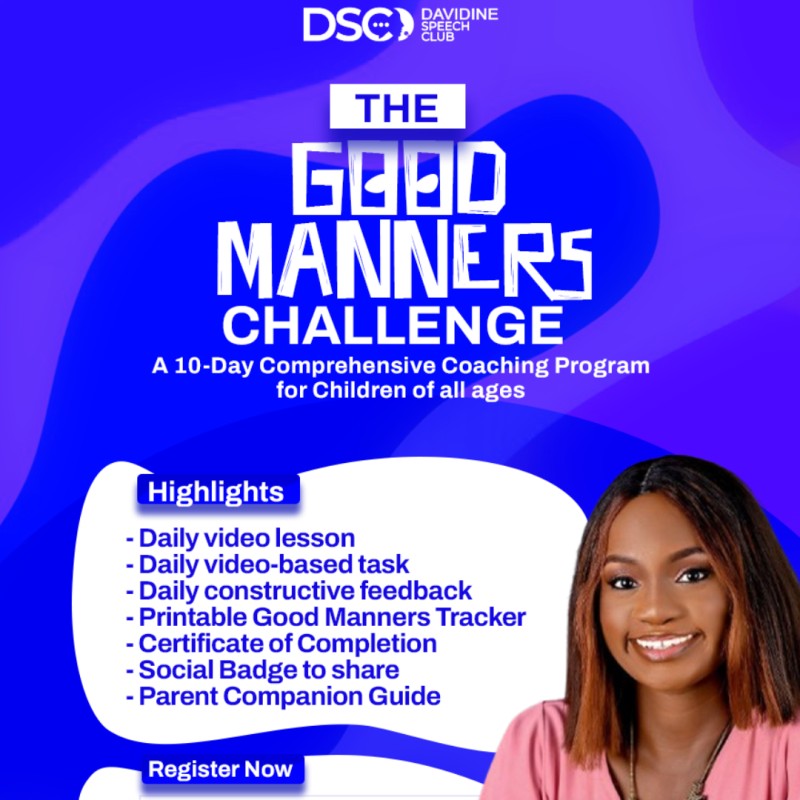 The Good Manners Challenge - For Kids & Teens
