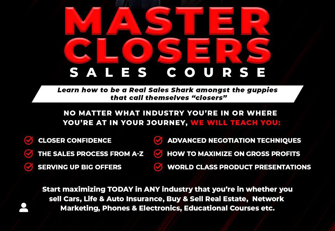 Sales Closer Blueprint