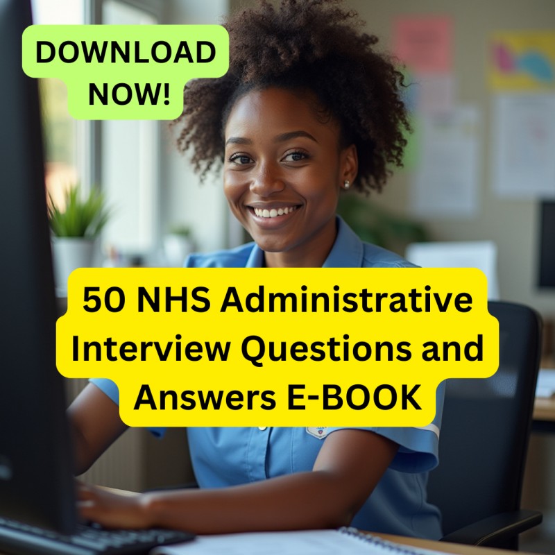 50 NHS Administrative Interview Questions and Answers E-BOOK