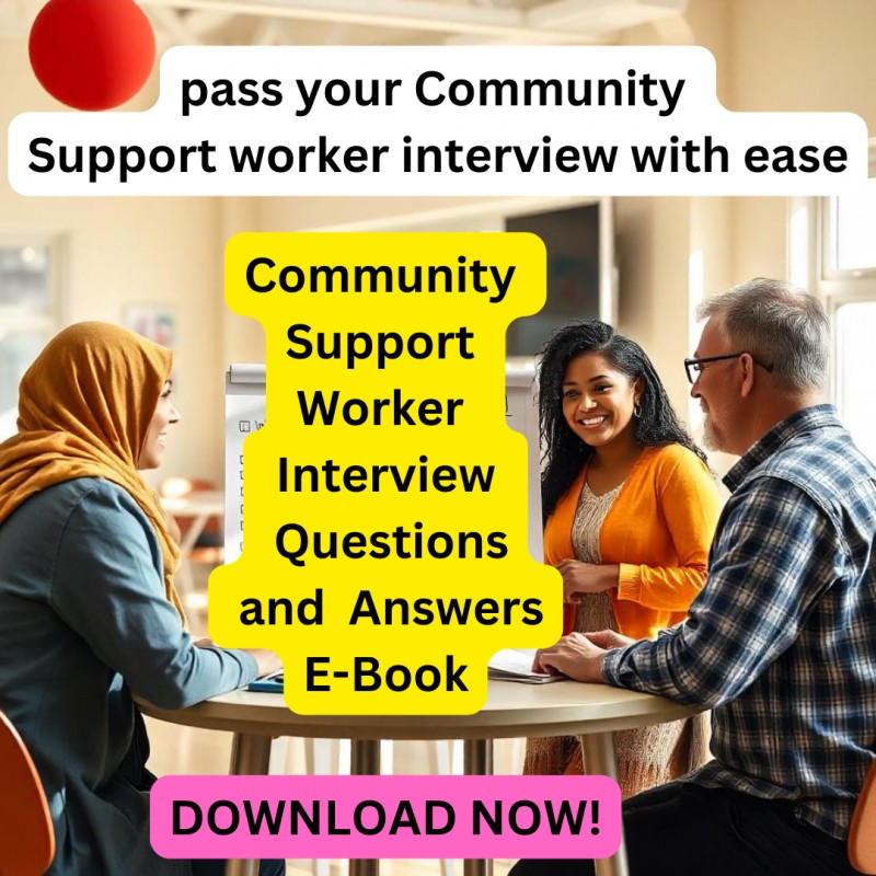 Community Support Worker Interview Questions and Answers