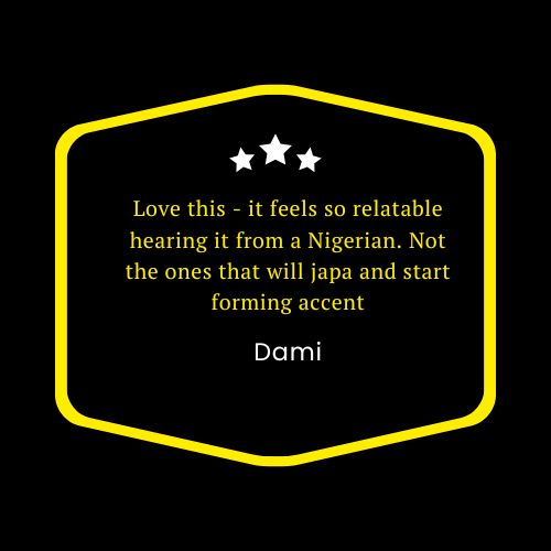 Customer review 1
