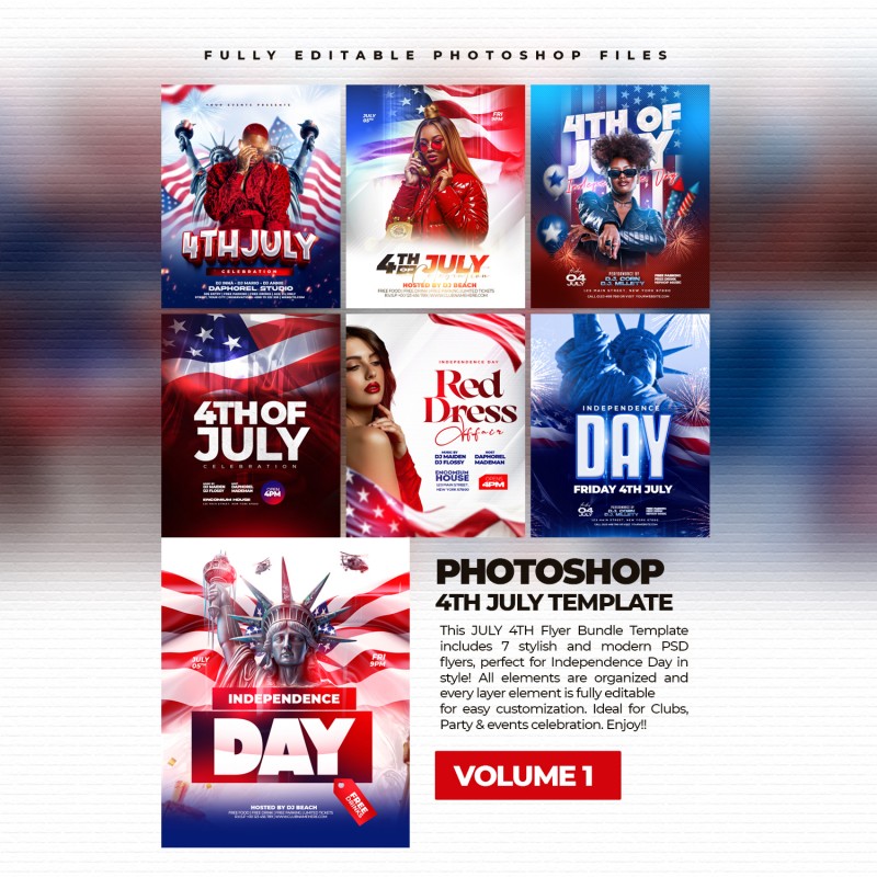 4TH OF JULY FLYER TEMPLATES