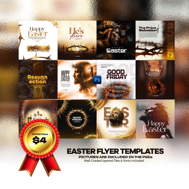 EASTER FLYER TEMPLATES PACK