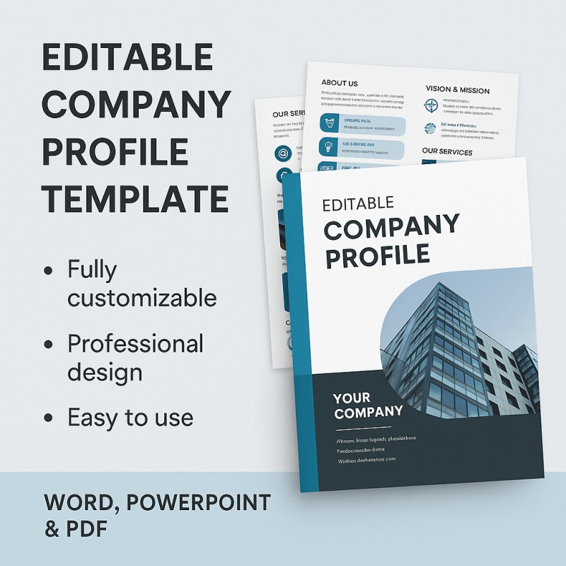 Editable Company Profile Template