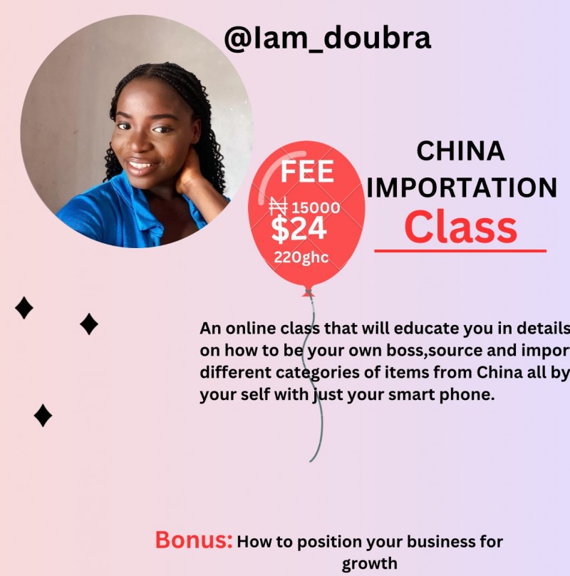CHINA IMPORTATION CLASS