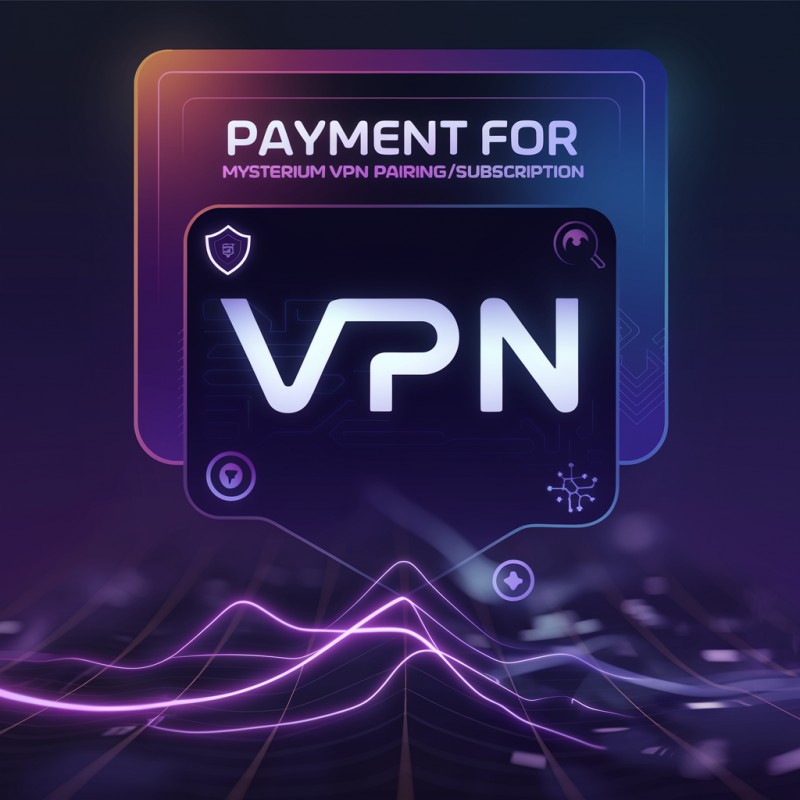 Make payment for mysterium VPN pairing.