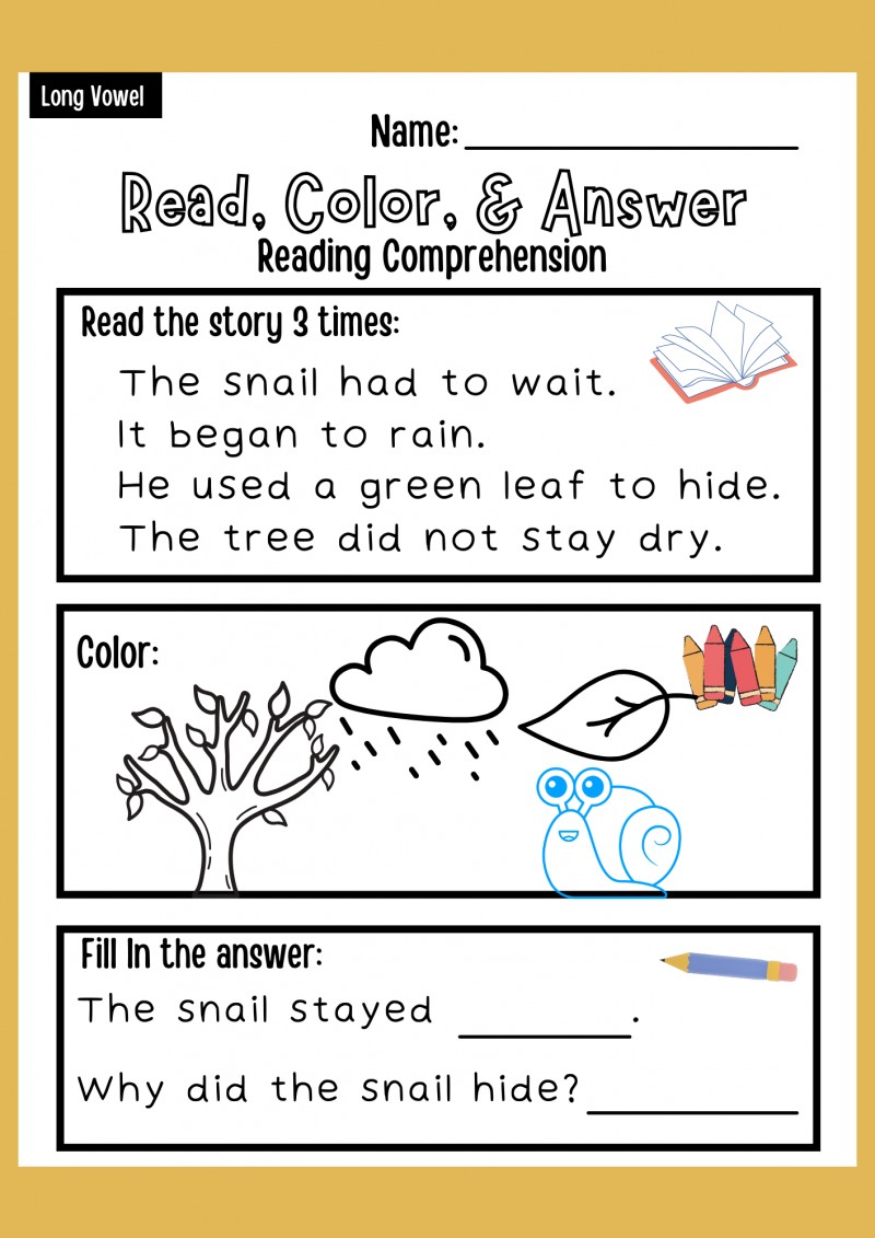 School Worksheet Template