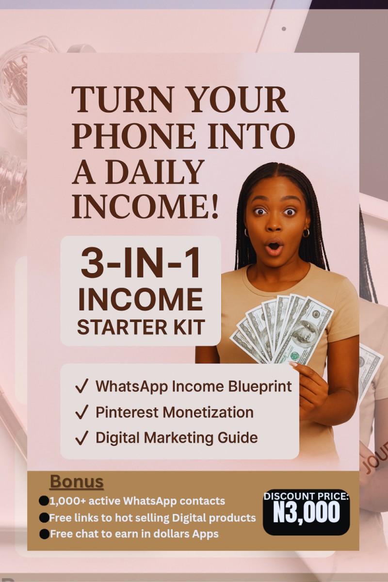 3-IN-1 INCOME STARTER KIT