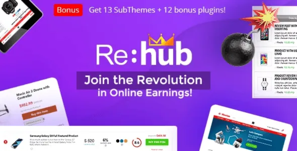 REHub Theme Multi Vendor Marketplace Wordpress Theme