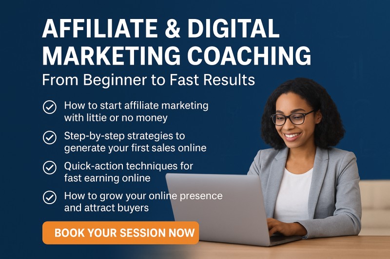 Affiliate & Digital Marketing Coaching – From Beginner to Fast Results