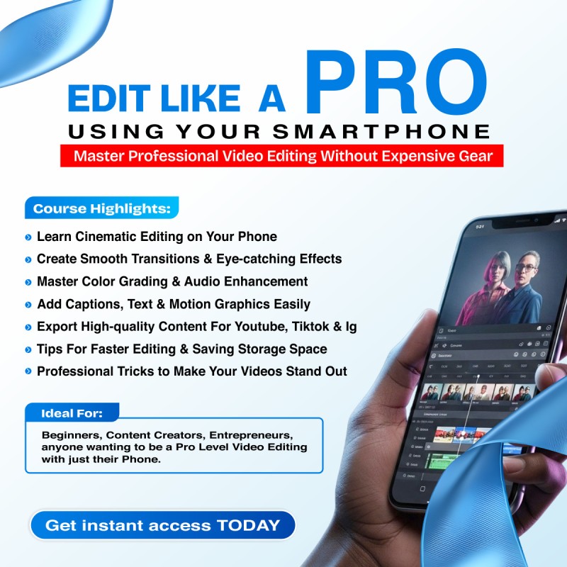 📱 Edit Like a Pro – Smartphone Video Editing Course