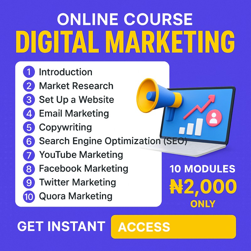 Digital marketing expert mastery course