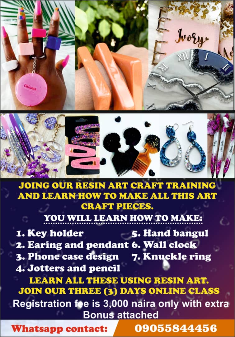 RESIN ART CRAFT PROGRAM