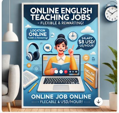 Online English Teaching Jobs –Teach People Speaking Chinese, Korean and Other Asian Countries on How To Speak Basic English